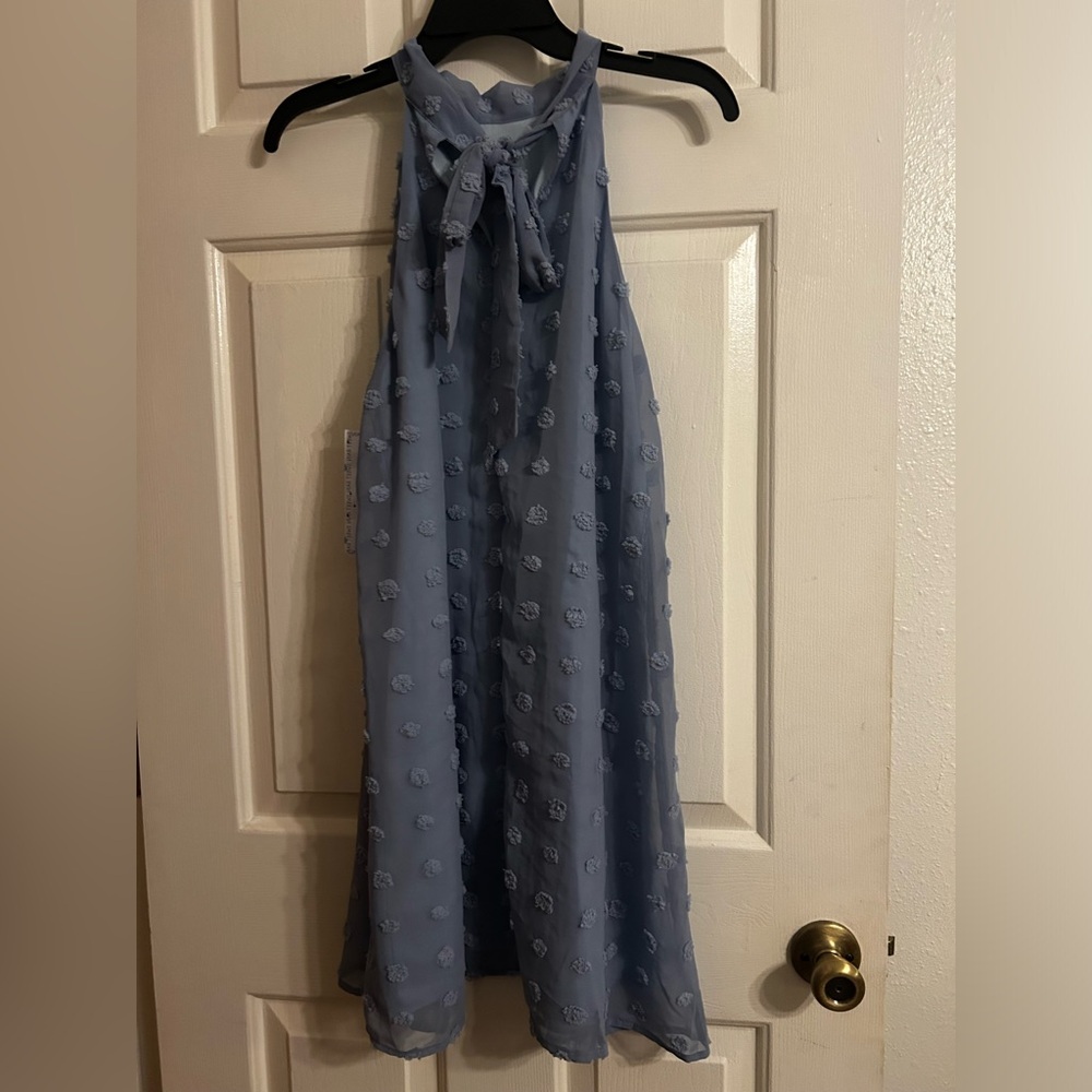 NWT Women's Summer Halter Dresses Flowy Mini - Picture 3 of 8